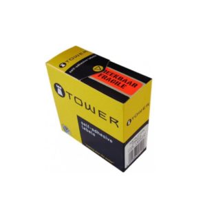 Tower Instruction Labels - 15 x 40mm Fragile/Breekbaar - Black on N/Red