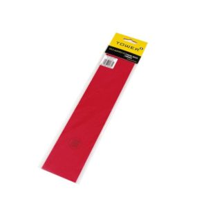 Tower Lever Arch Labels - 70 x 315mm - Red