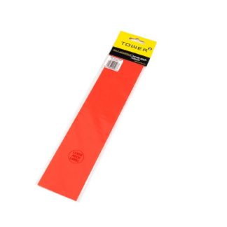 Tower Lever Arch Labels - 70 x 315mm - Neon Red