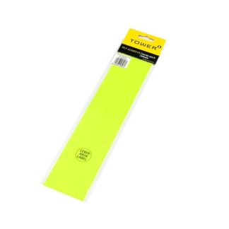 Tower Lever Arch Labels - 70 x 315mm - Neon Lime