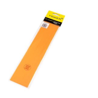 Tower Lever Arch Labels - 70 x 315mm - Neon Orange