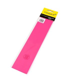 Tower Lever Arch Labels - 70 x 315mm - Neon Pink