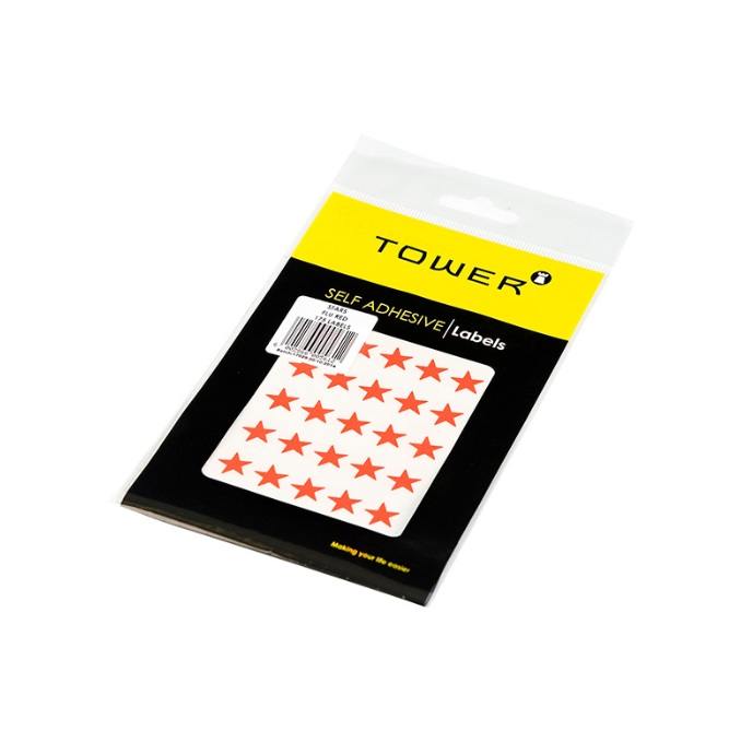 Tower Stars - 14 mm Stars - Neon Red