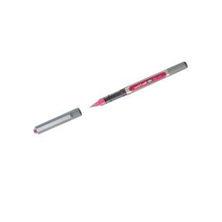 UNI UB-157 Fine - 0.7mm Fine Rollerball with Cap and Grip - Pink