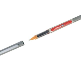UNI UB-157 Fine - 0.7mm Fine Rollerball with Cap and Grip - Orange