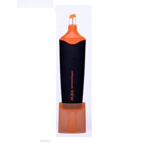 Uni Fluorescent Highlighter - USP 200 Highlighter - Chisel Tip Fluorescent Highlighter - Orange
