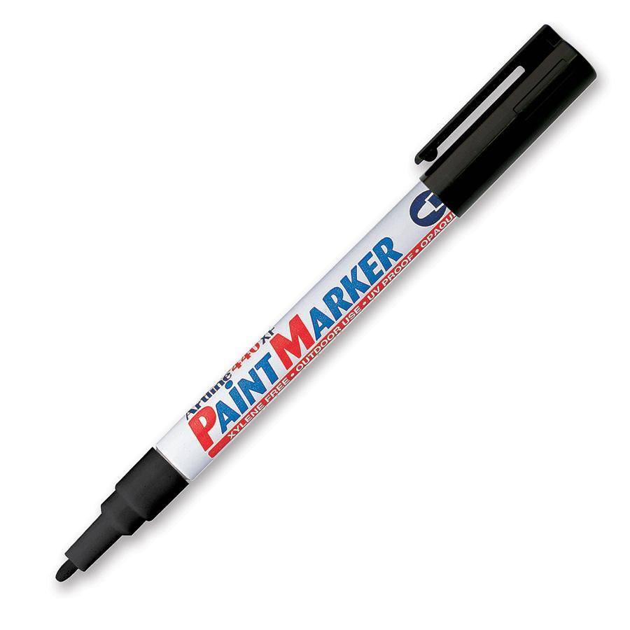 Artline Paintmarkers - EK440 Paint Marker - Fine Point Permanent Paint Marker 1.2mm - Black