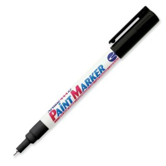 Artline Paintmarkers - EK444 Paint Marker - Extra Fine Point Permanent Paint Marker 0.8mm - Black