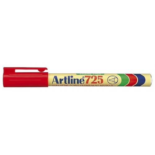 Artline EK725 Permanent - Extra Fine Permanent Marker 0.4mm - Red