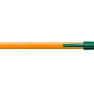Bic Ballpens - Orange Fine - Orange Barrel Fine - Green