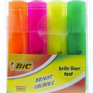Bic Marking - Briteliner.Text - Wallet of 4 - Assorted
