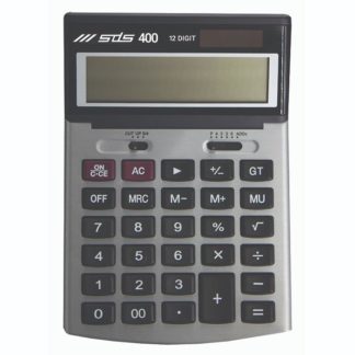 Treeline Calculators - SDS - 12 Digit SDS 400 - Black/Silver