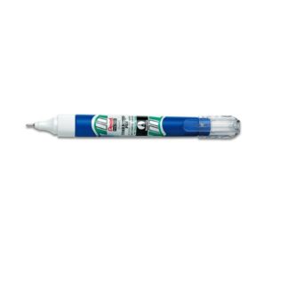 Pentel Correction Pen - ZL62-W - Fine Point 7ml (Blue Pen Shape Bottle) - White