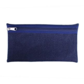 Treeline Pencil Bag - Denim Pencil Bag 22cm - Blue