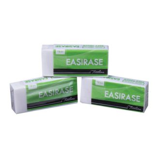 Treeline Erasers - PVC Eraser Sleeved - White