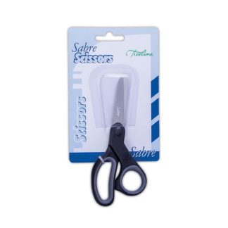 Treeline Scissors - Black Handle Scissors - (Soft Grip ) - Sabre Deluxe Scissors 140mm