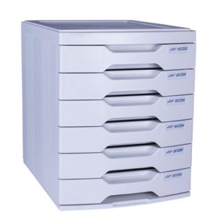 SDS Filing System - 6 Drawer - Egg Shell