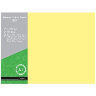Treeline Project Board - Pastel 160gsm - A1 Pastel - Yellow