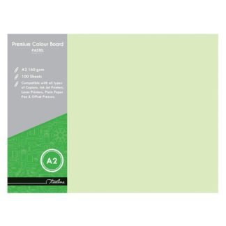 Treeline Project Board - Pastel 160gsm - A2 Pastel - Green