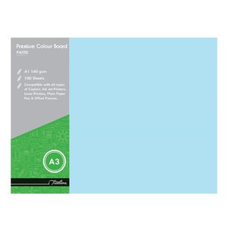 Treeline Project Board - Pastel 160gsm - A3 Pastel - Blue