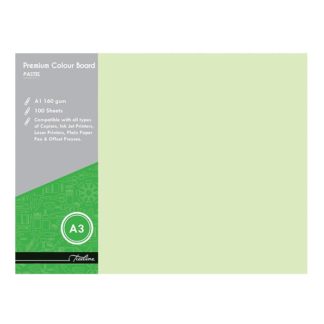 Treeline Project Board - Pastel 160gsm - A3 Pastel - Green