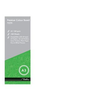 Treeline Project Board - Pastel 160gsm - A3 Pastel - White