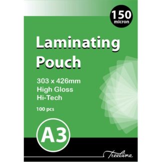 Treeline Laminating Pouches - A3 150 Micron - Clear