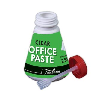 Treeline Office Paste - With Spreader Cap - 250ml Office Paste - White