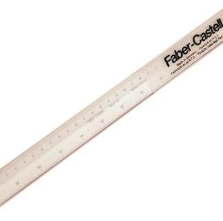 Faber Castell Scale Rulers - Faber Scale Ruler 153-B (1:100 1:200 1:250 1:300) - White