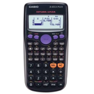 Casio Scientific Calculator - FX82ZA Plus - Black