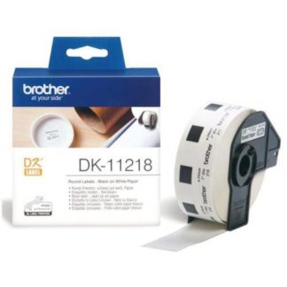 Brother Round Labels 1000 labels/roll DK11218