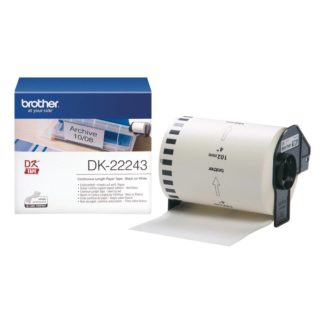 Brother White Paper Thermal DK22243
