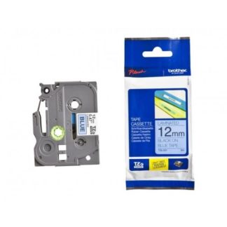 Brother Laminated Tape - TZ531 - 12mm - Black on Blue