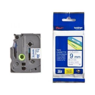 Brother Laminated Tape - TZ223 - 9mm - Blue on White