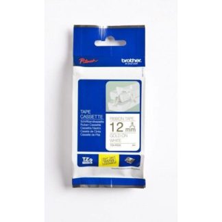 Brother Ribbon Tape - TZE R234 - 4mm - Gold on White