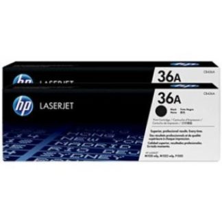 CB436AD HP No 36A Black Toner Cartridge Dual Pack