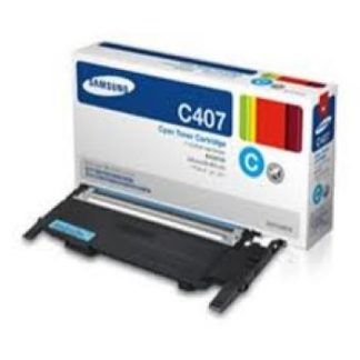 SAMSUNG CLT-C407S Cyan Toner Cartridge