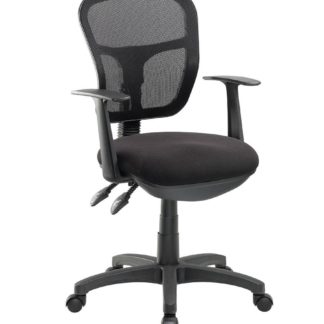 Cobalt Jet Mesh Ergonomic Task Office Chair With Armrests