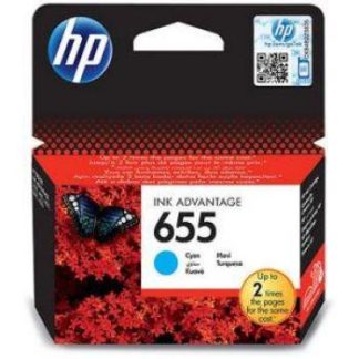 HP CZ110AE Cyan Ink Cartridge - HP 655