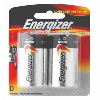 Energizer Alkaline Power / Max Range - Blister Pack 2 - D