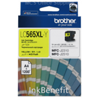 LC565XL BROTHER Yellow Ink Cartridge