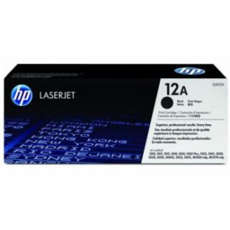 HP Q2612A Black Toner Cartridge - HP 12A
