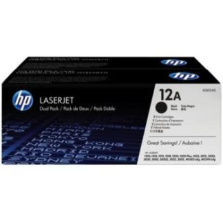 Q2612AD HP No 12A Black Toner Cartridge Dual Pack