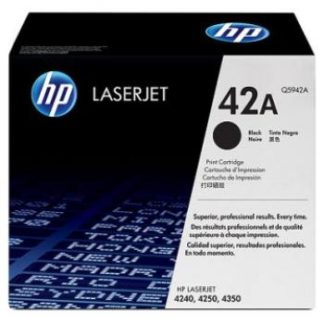 HP Q5942A Black Toner Cartridge - HP 42A