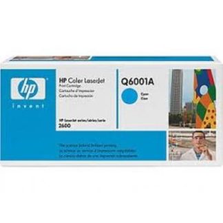 HP Q6001A Cyan Toner Cartridge - HP 124A