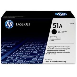HP Q7551A Black Toner Cartridge - HP 51A