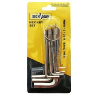 Iron Man Ellen Key Set - 8 Piece - 2-10mm Ring