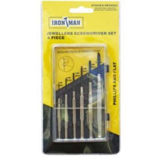 Iron Man Screwdriver - 6 Piece Jewellers Set Precision